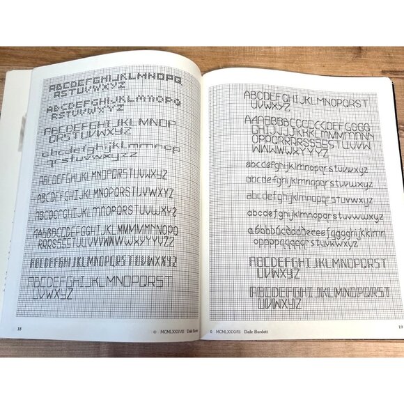 Dale Burdett 101 Alphabets Cross Stitch Pattern Book By Jeanette Crews Designs - Picture 4 of 5